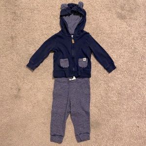 Carter’s puppy hooded jacket & pants set